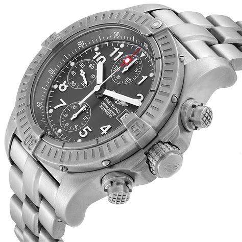 breitling super avenger chronograph titanium|breitling avenger blackbird chronograph.